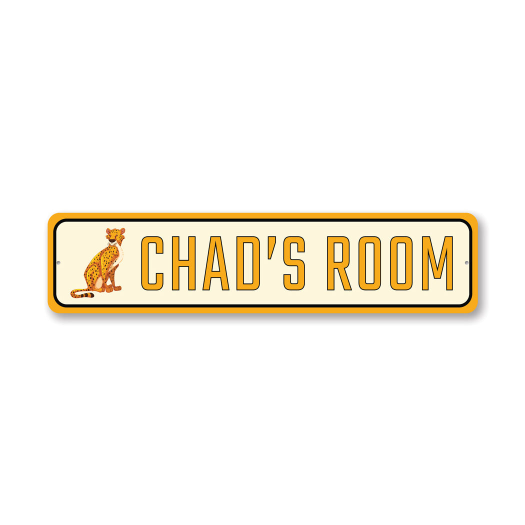 Kid Cheetach Room Sign
