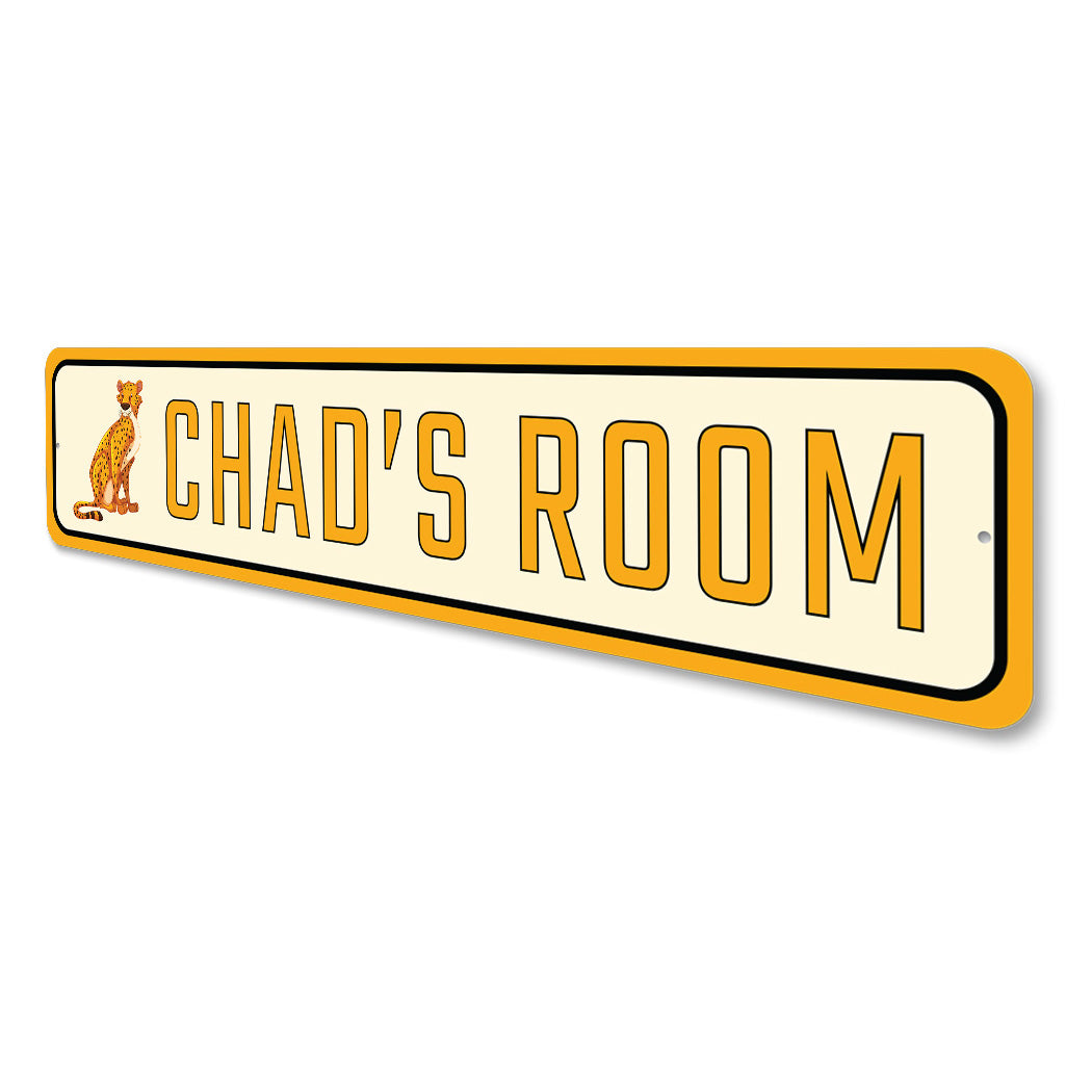 Kid Cheetach Room Sign