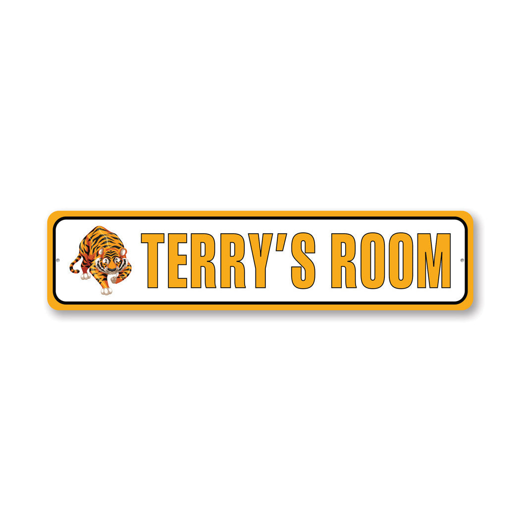 Kid Tiger Room Sign