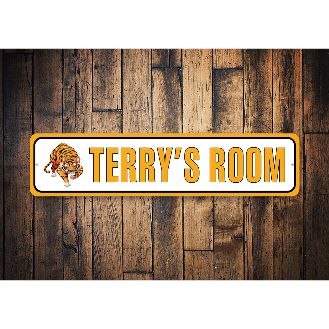 Kid Tiger Room Sign