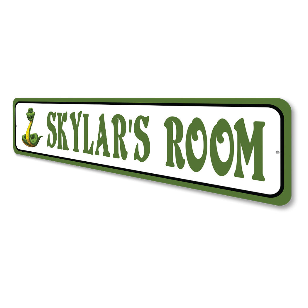 Kid Snake Room Sign