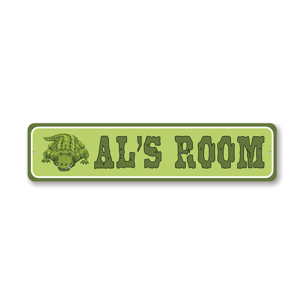 Alligator Kid Room Sign