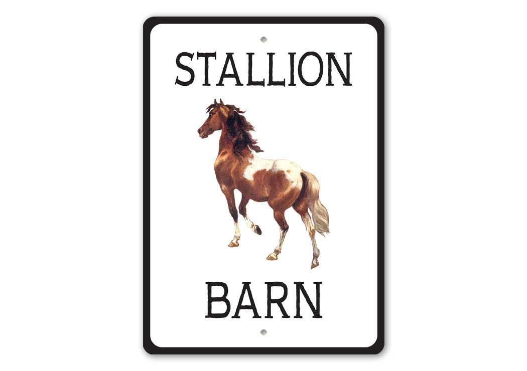 Stallion Barn Sign