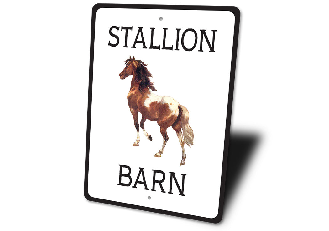 Stallion Barn Sign