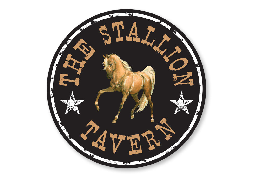 The Stallion Tavern Sign