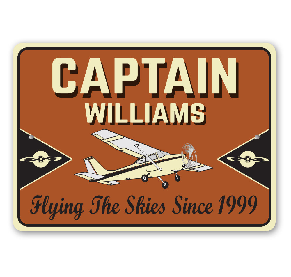 Captain Last Name Sign Sign