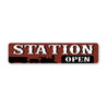 Station Open Sign