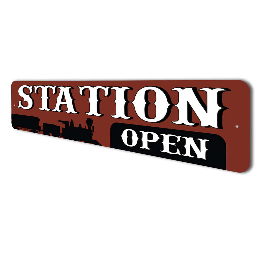 Station Open Sign