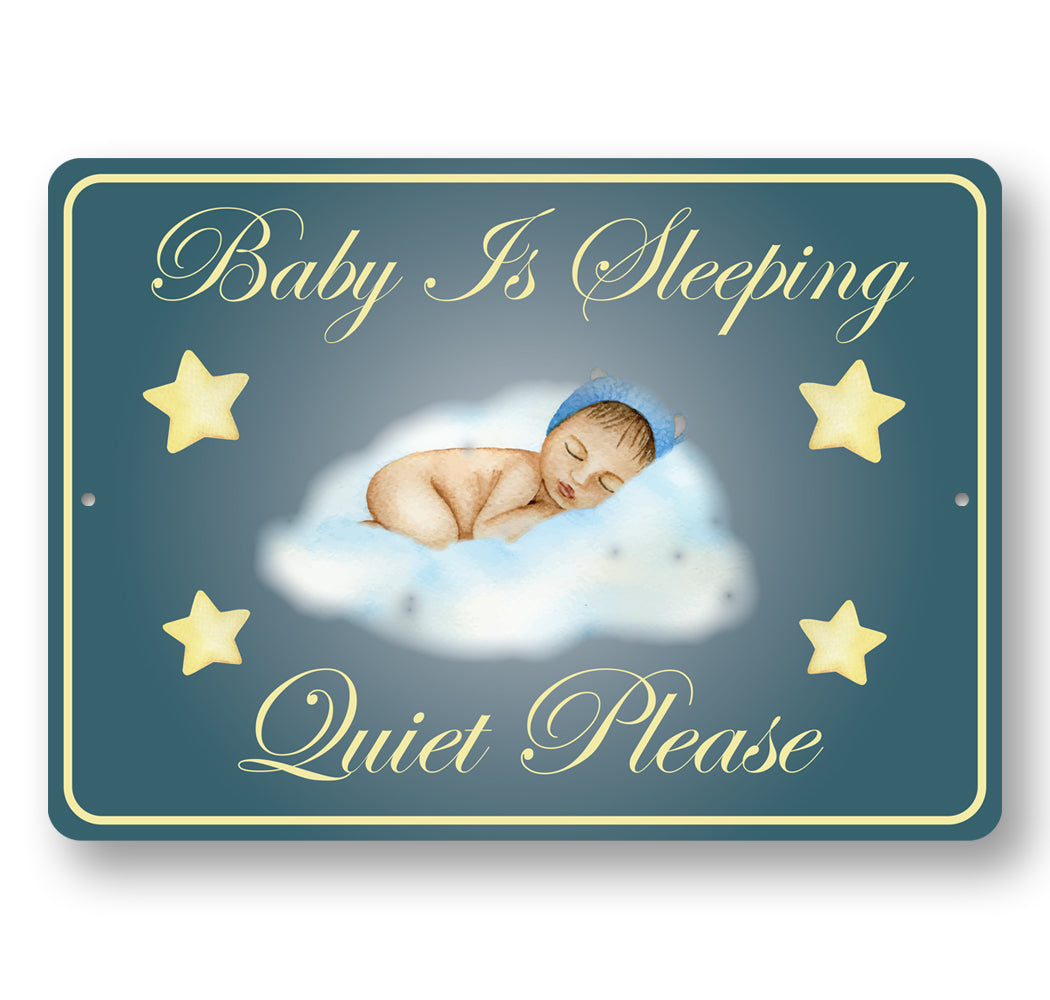 Baby Is Sleeping Quiet Please Sign