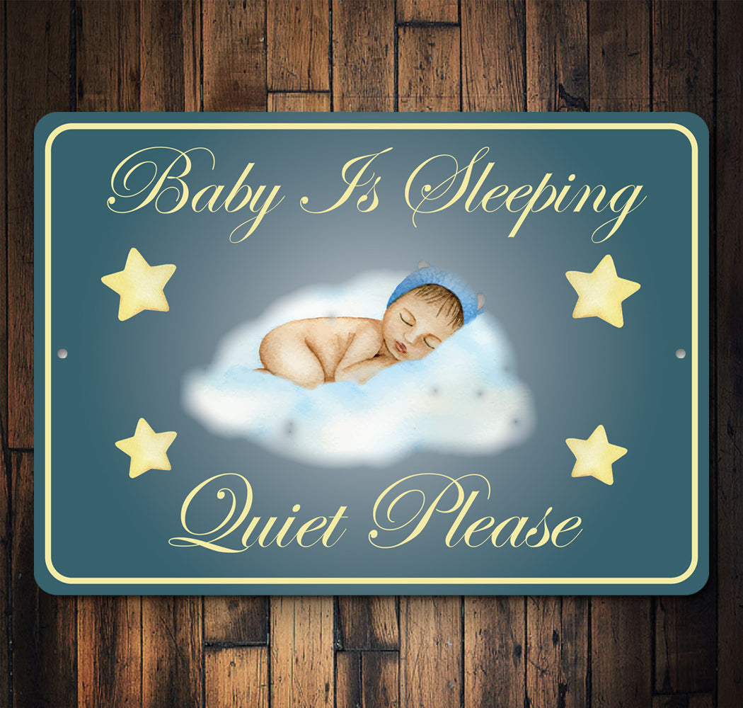 Baby Is Sleeping Quiet Please Sign
