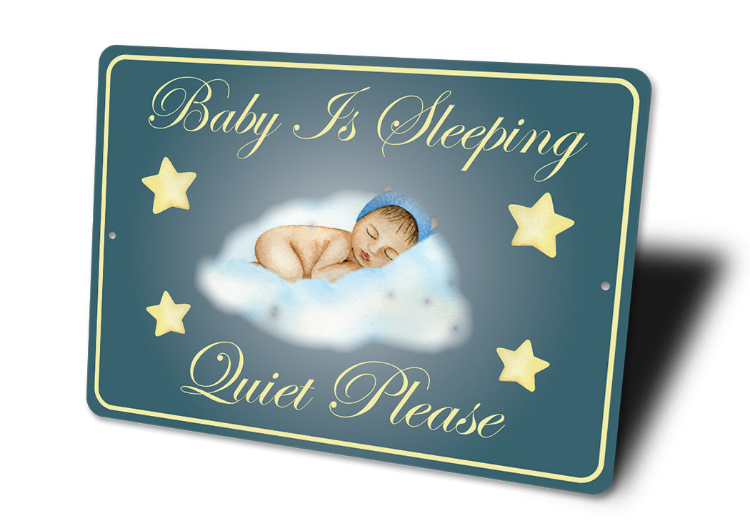 Baby Is Sleeping Quiet Please Sign