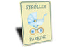 Stroller Parking Sign