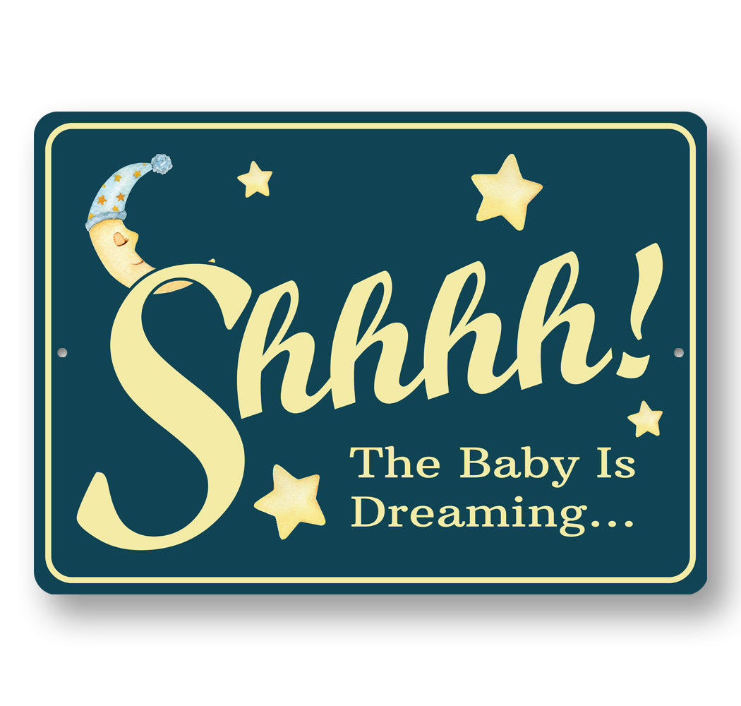 Shhh Baby Dreaming Sign
