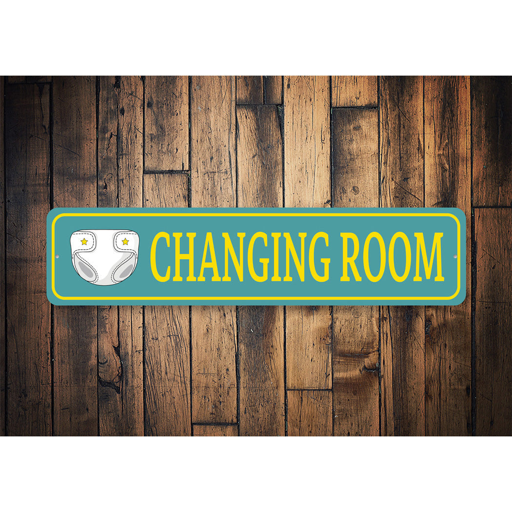 Baby Changing Room Sign