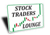 Stock Traders Lounge Sign