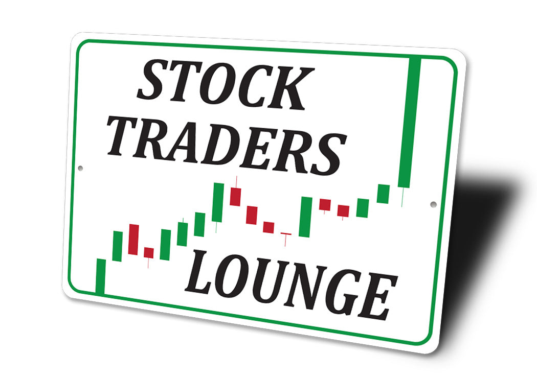 Stock Traders Lounge Sign