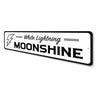 White Lightnight Moonshine Sign