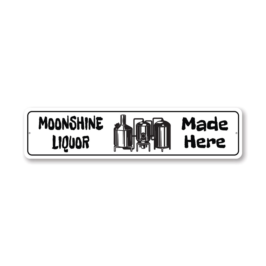 Moonshine Liquor Sold Here Sign