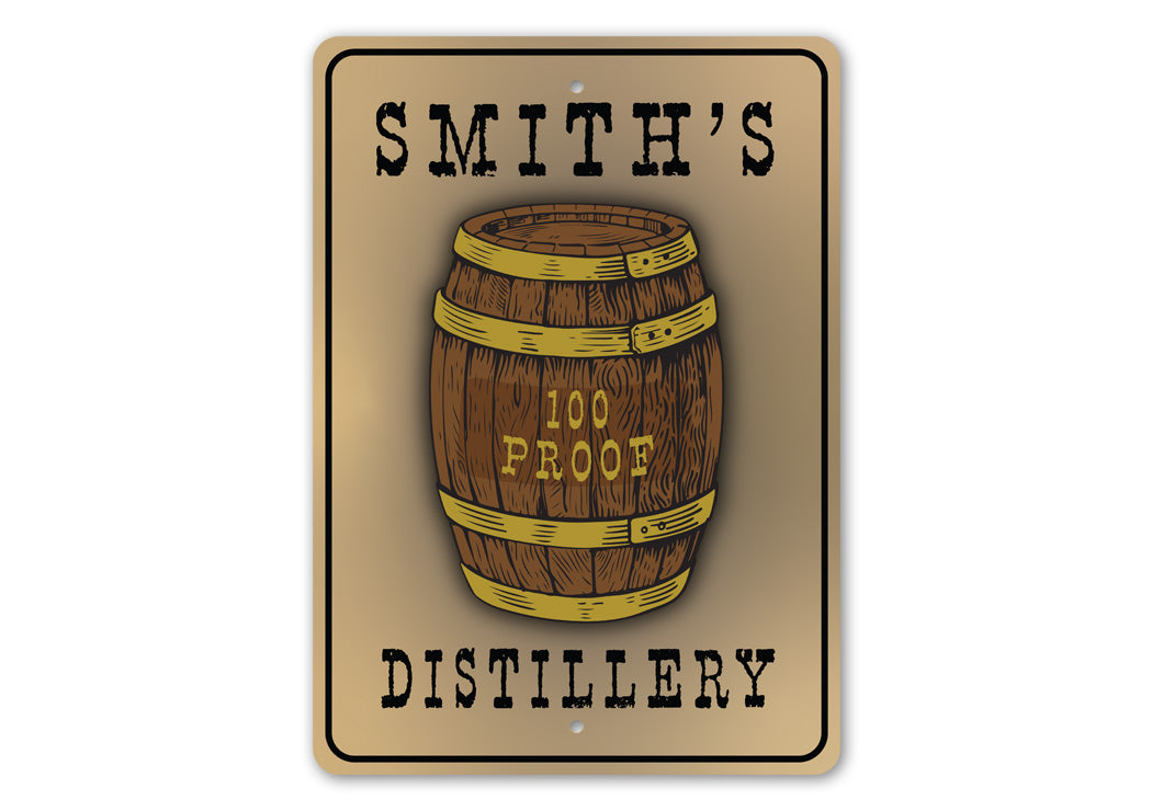 Family Distillery Sign