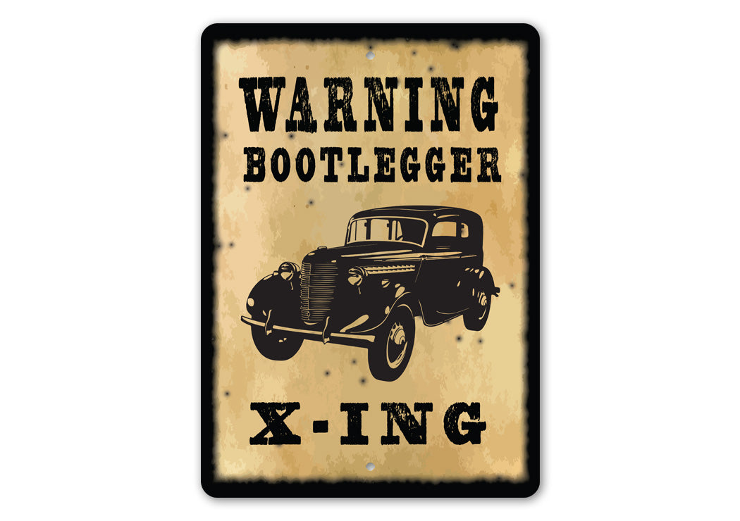Bootlegger Crossing Sign