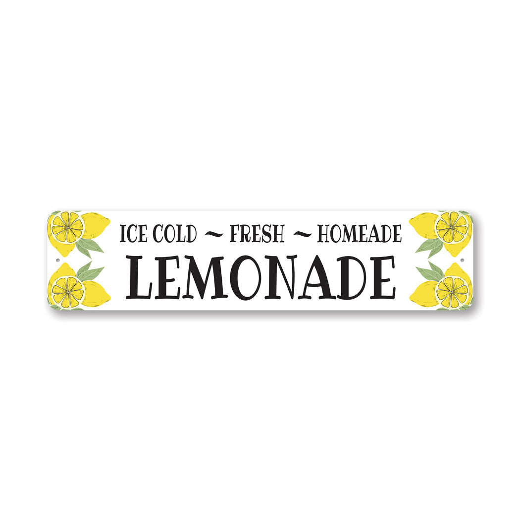 Ice Cold Lemonade Sign