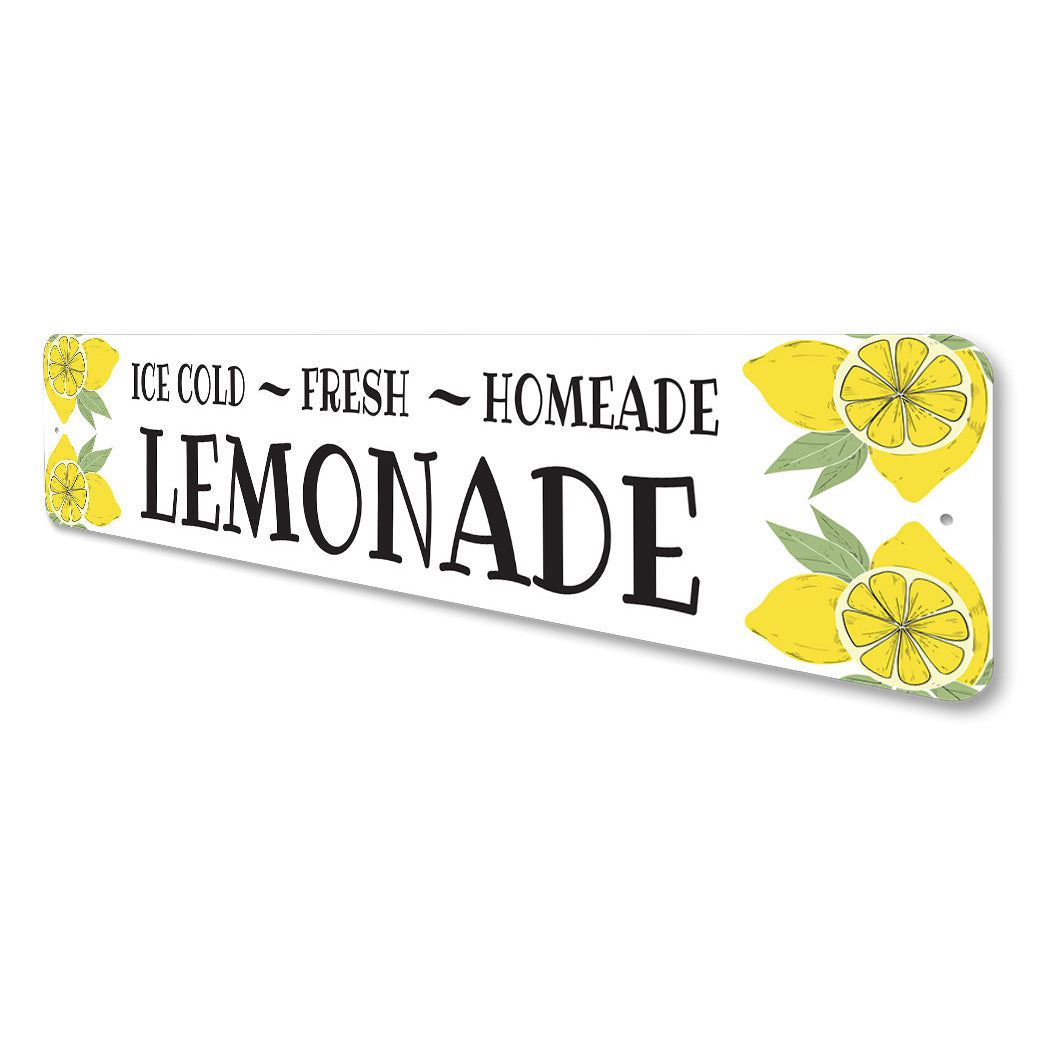 Fresh Homeade Cold Lemonade Sign