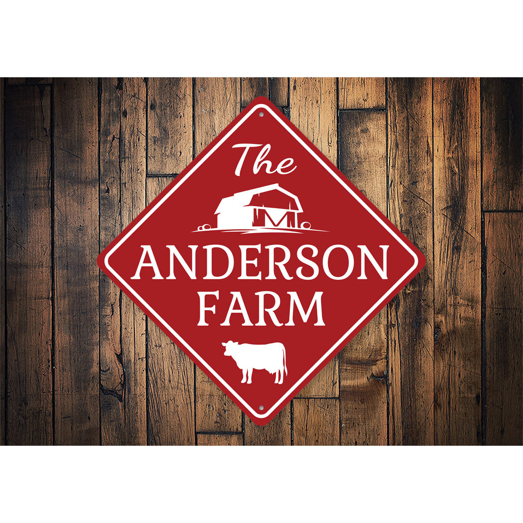 The Red Barn Farm Sign