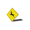 Deer Crossing Diamond Sign