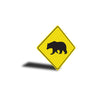 Bear Crossing Diamond Sign