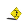 Caution Fart Zone Diamond Sign