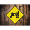 Tractor Crossing Diamond Sign