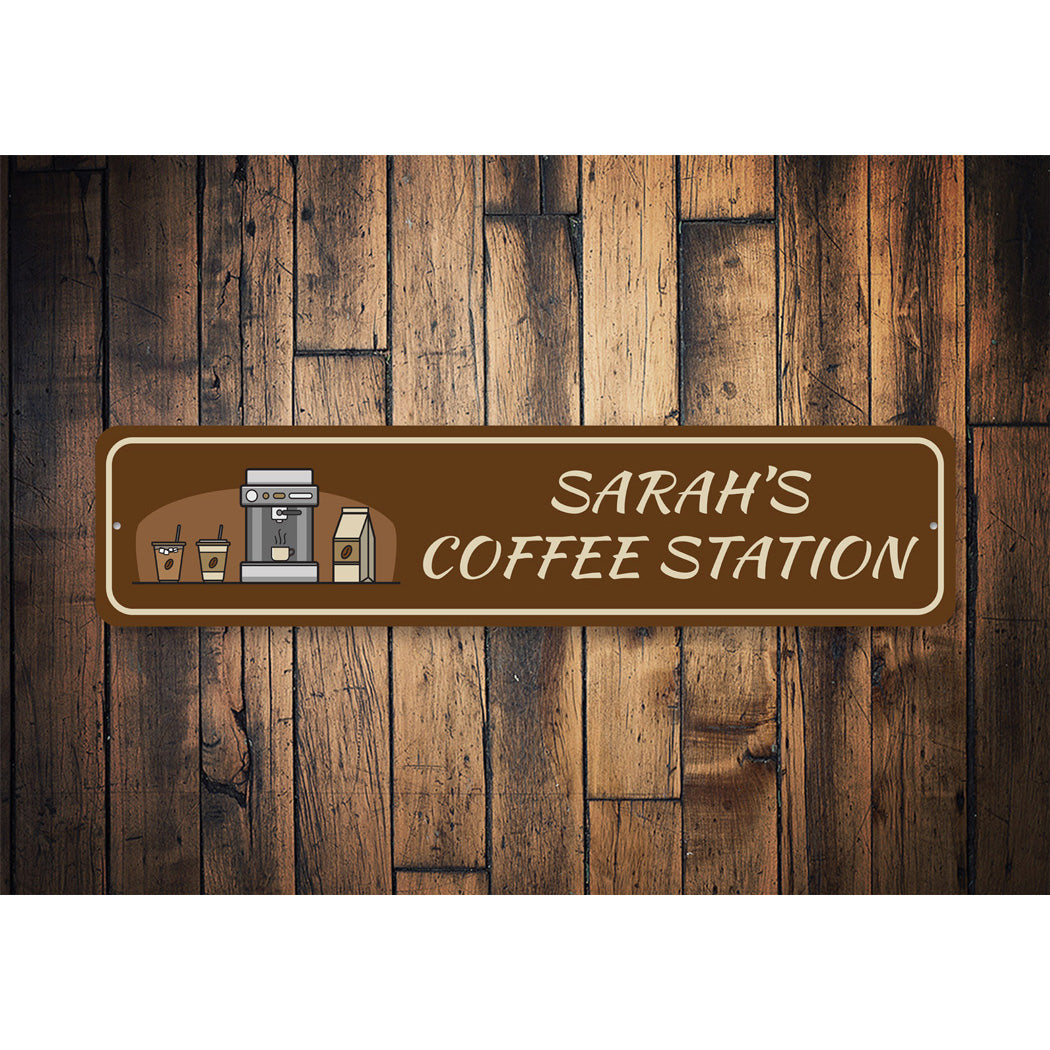 Custom Coffee Station Sign Sign