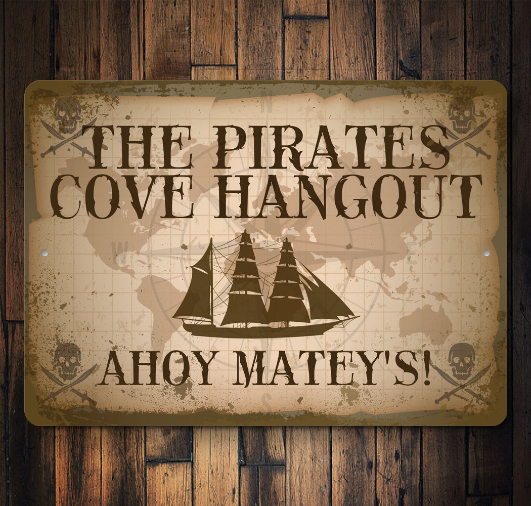 Pirates Cove Hangout Sign