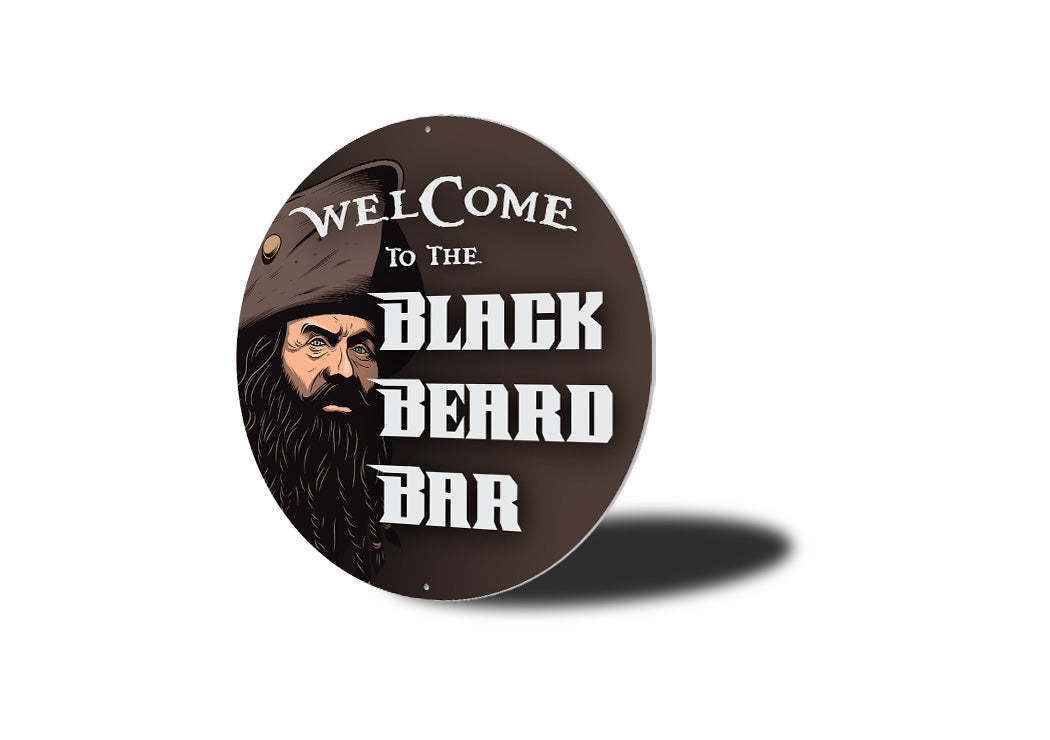 Black Beard Bar Sign