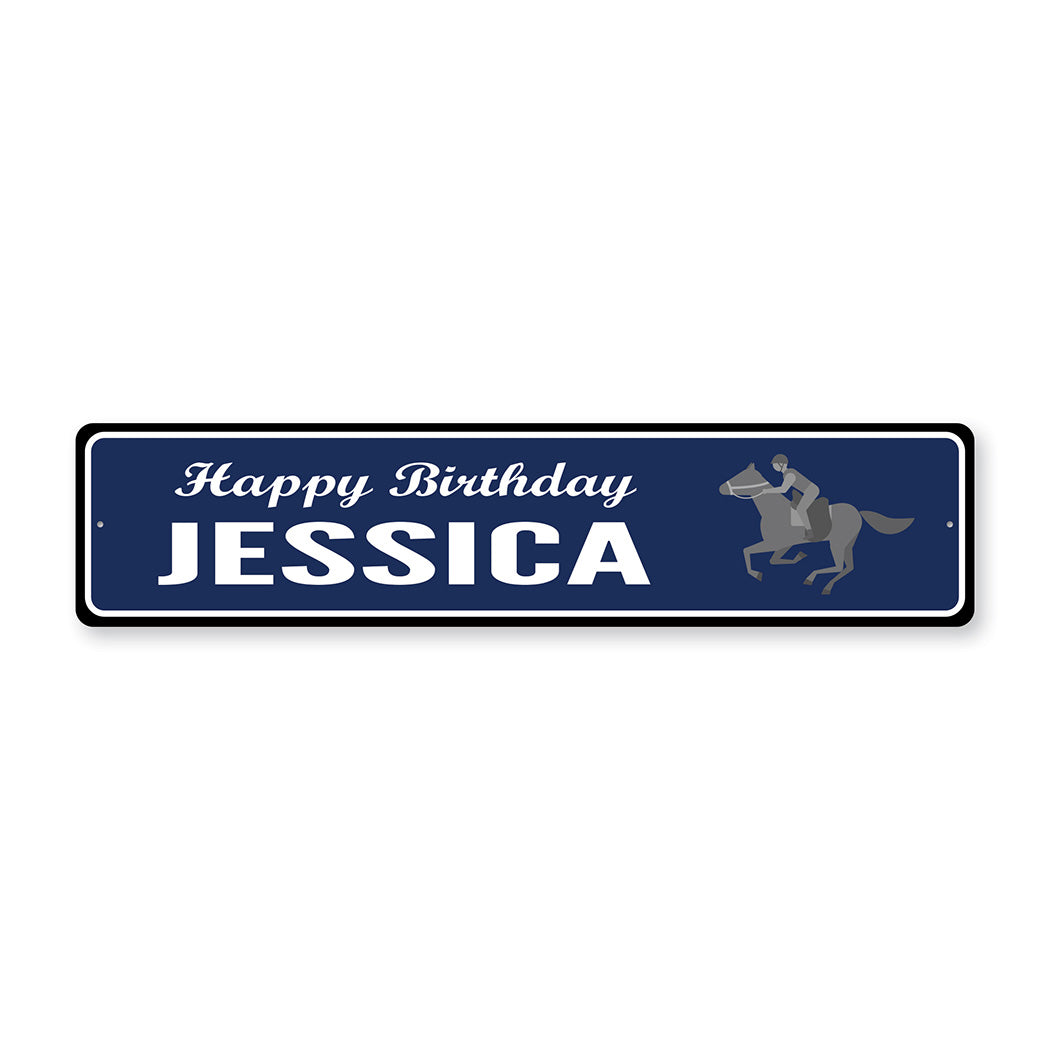 Happy Birthday Horse Lover Sign