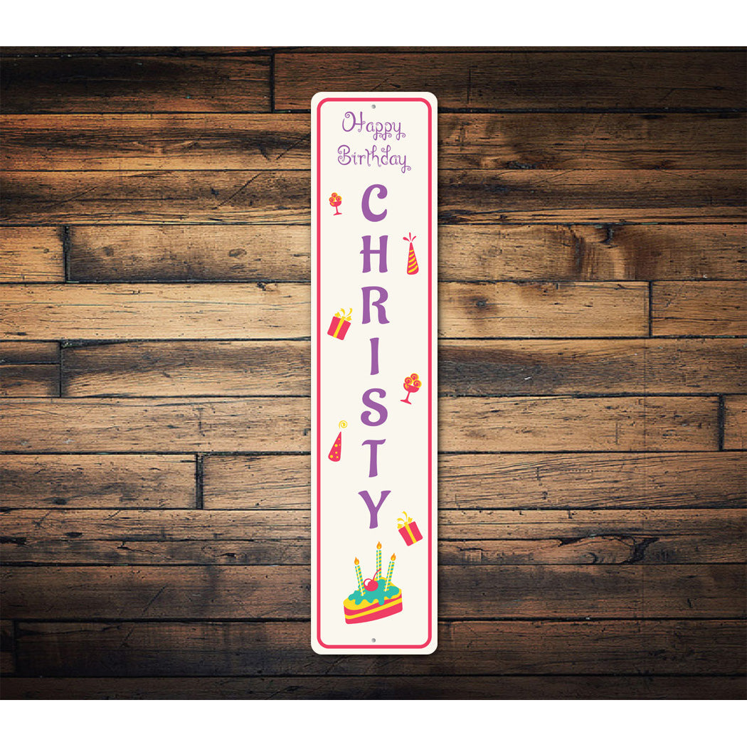 Girls Birthday Sign Sign