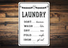 The Laundry List Sign