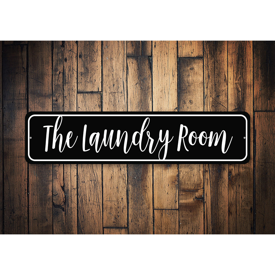 The Laundry Room 4X18 Sign