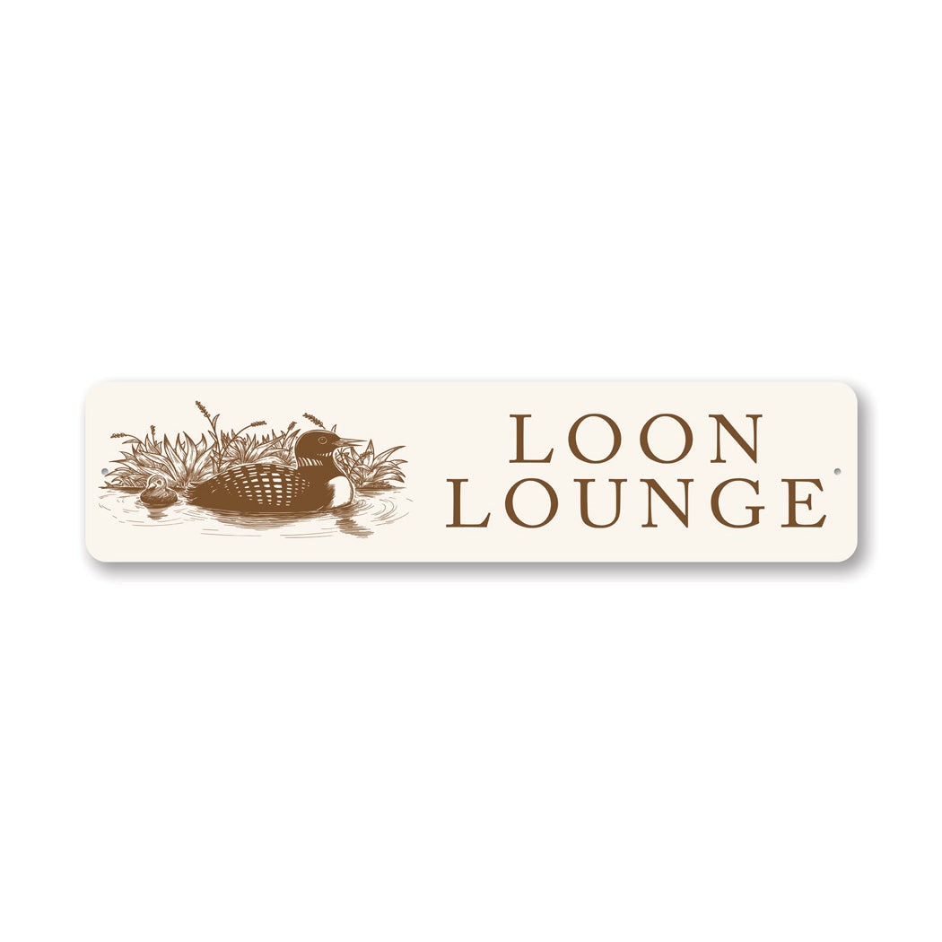 Loon Lounge Sign – Lizton Sign Shop