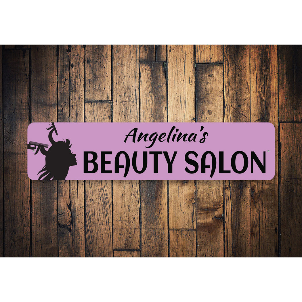 Custom Beauty Salon Sign