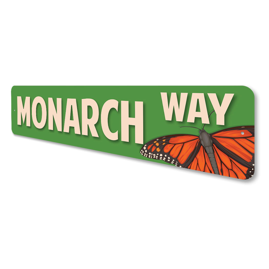 Monarch Way Sign