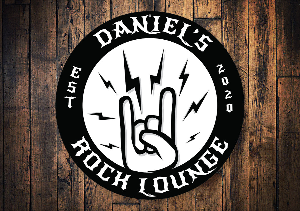 Personalized Music Lounge Sign