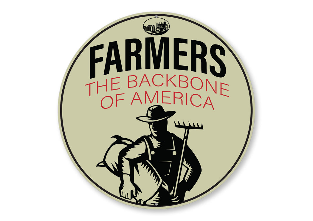 Farmers... Backbone Of America Sign