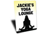 Custom Yoga Lounge Sign