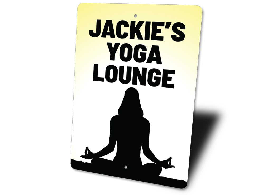 Custom Yoga Lounge Sign