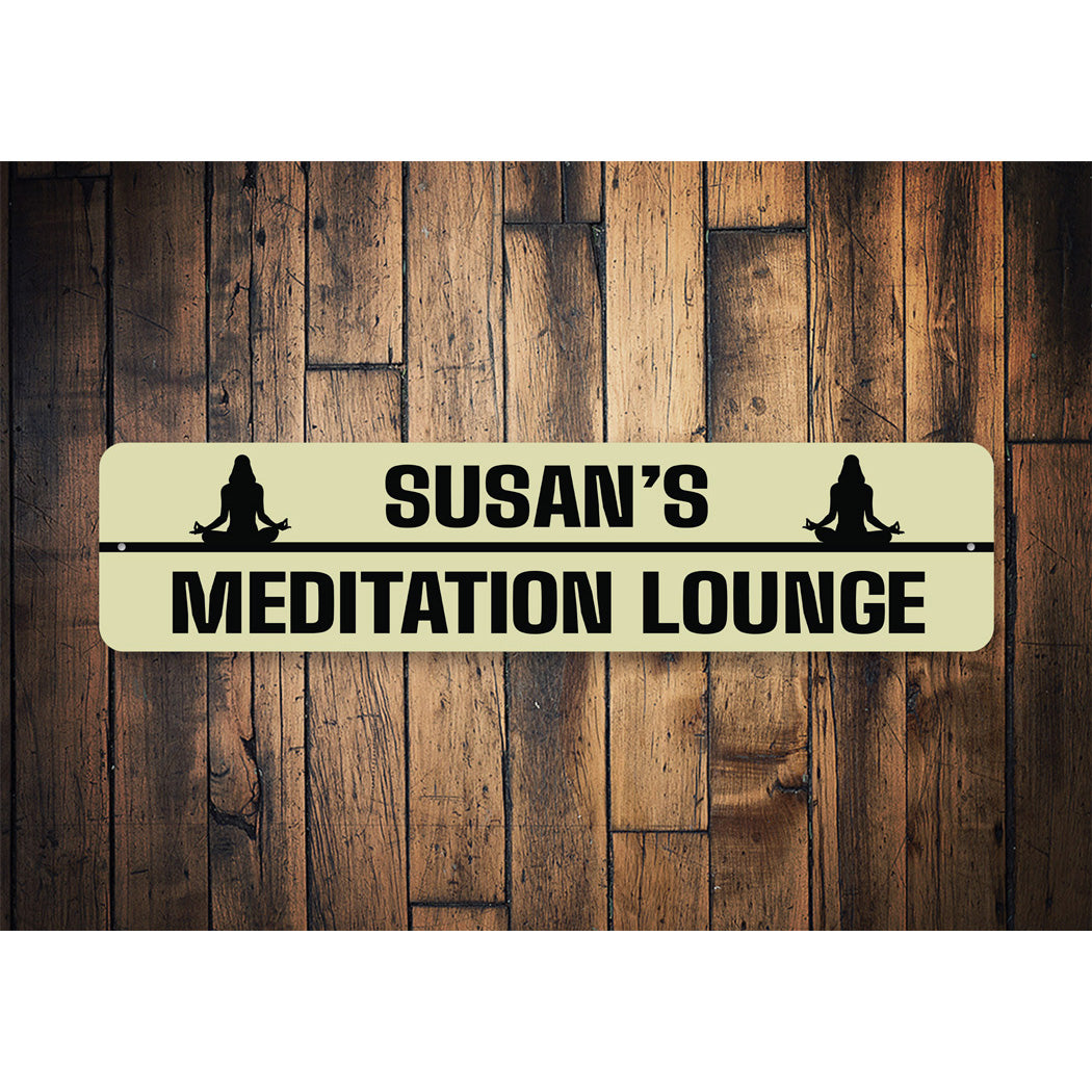 Meditation And Yoga Studio Sign
