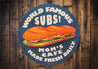 World Famous Subs Sign