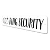 Ring Security Sign