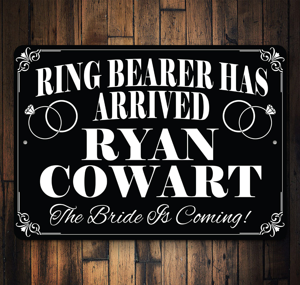 Cute Ring Bearer Sign Sign