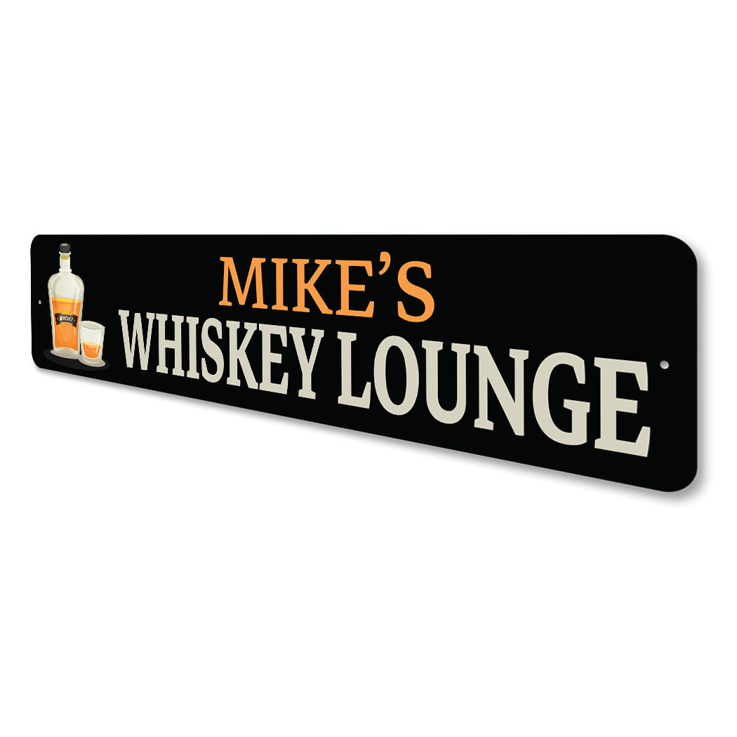 Custom Whiskey Lounge Sign